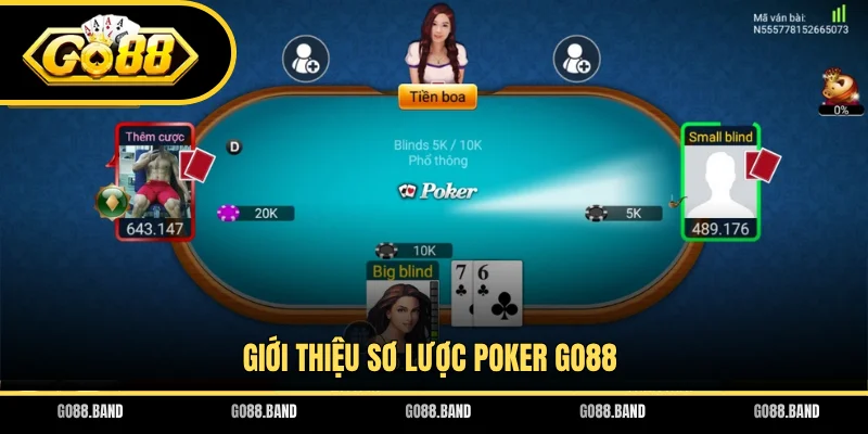 Giới thiệu sơ lược Poker GO88