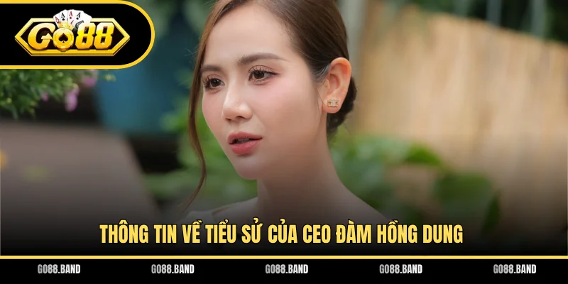 Thông tin về tiểu sử của CEO Đàm Hồng Dung